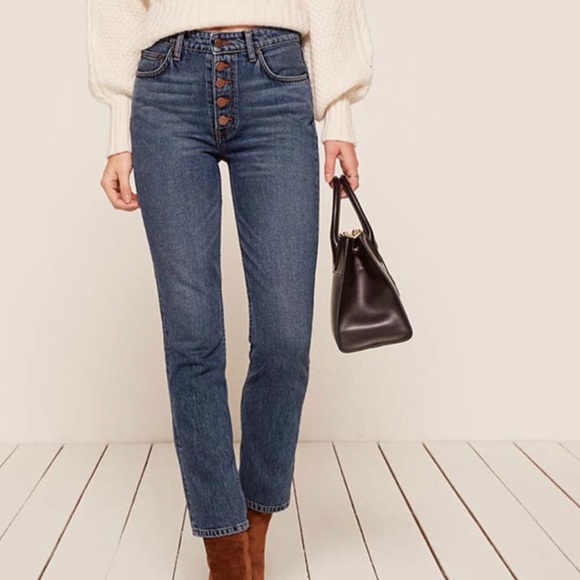 Reformation Denim - Reformation Winona Mid Slim Jeans